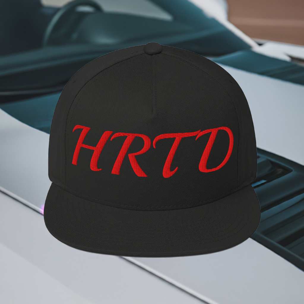 HRTD Signature Flat Bill Cap - Embroidered Design